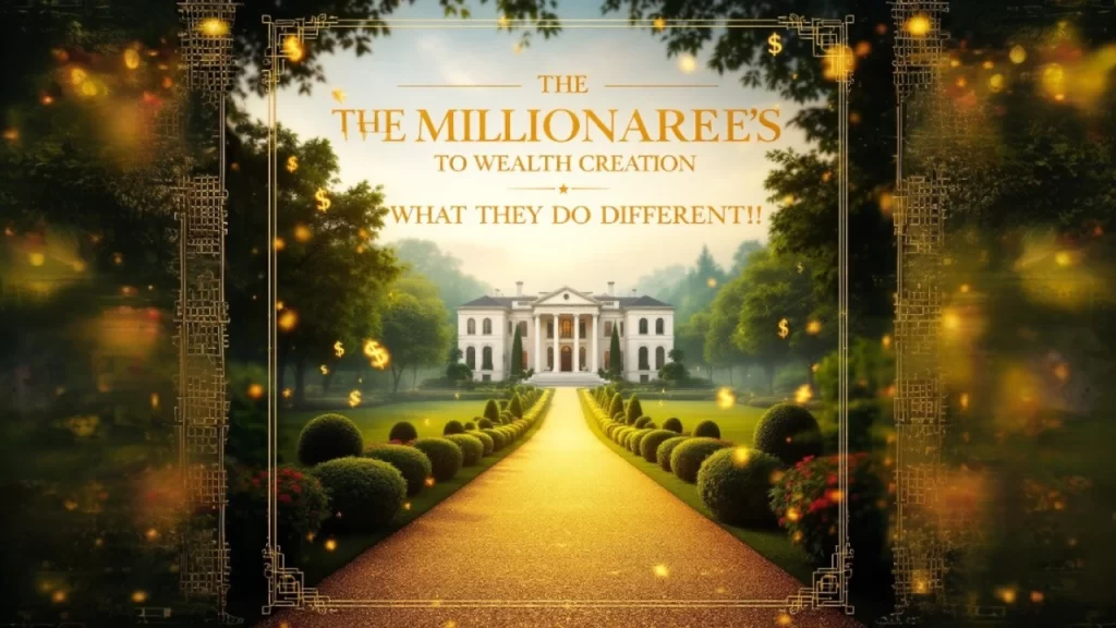 The Millionaire’s Guide to Wealth Creation: What They Do Differently!